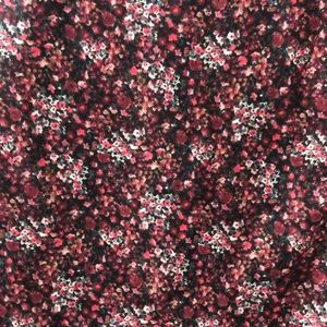 LOFT Outlet infinity scarf 27x70 black pink print